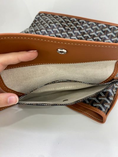 Goyard Anjou PM Black and Tan