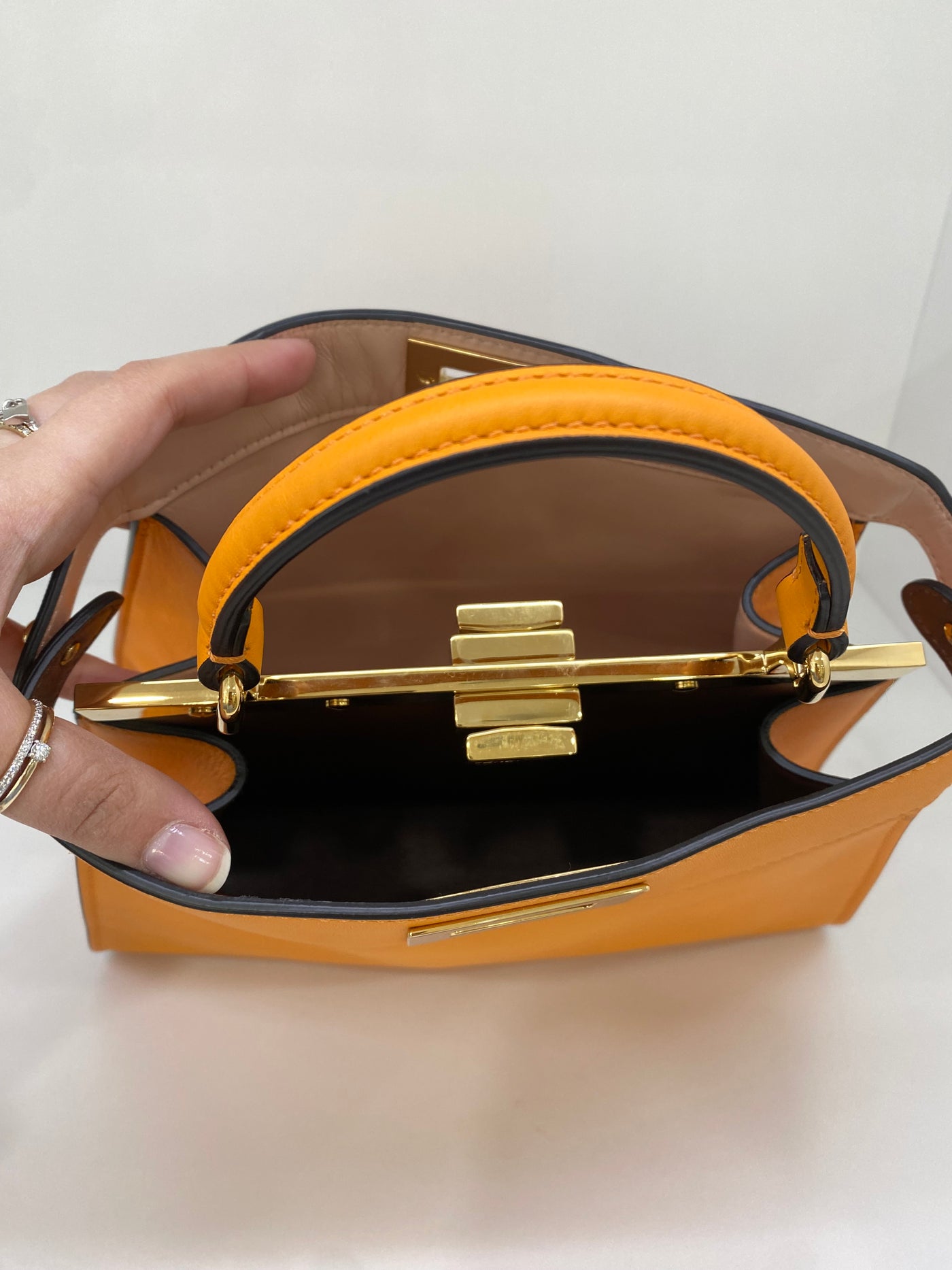 Fendi Peekaboo Orange GHW