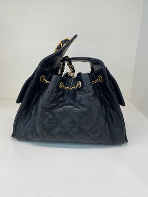 Chanel 25 Black Caviar GHW