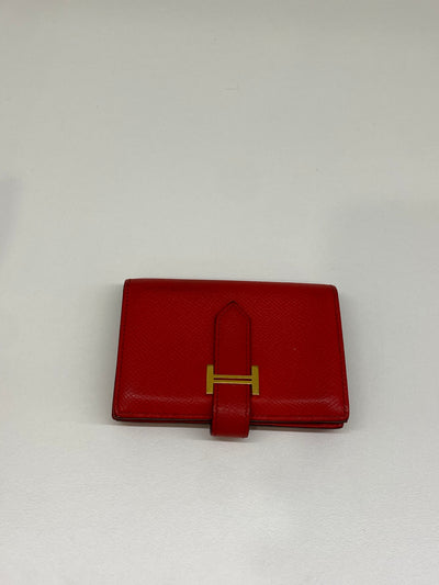 Hermes Red Wallet GHW