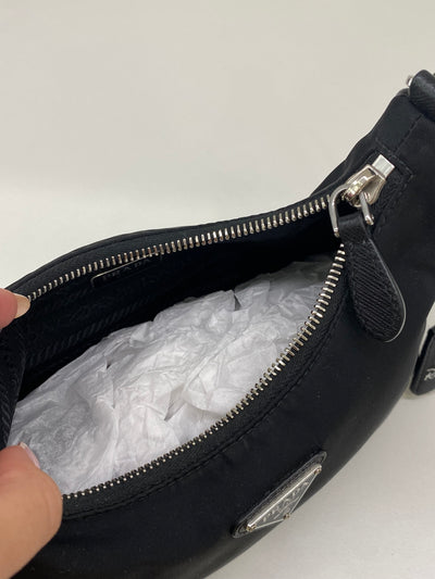 Prada Re-Edition Black Nylon Bag