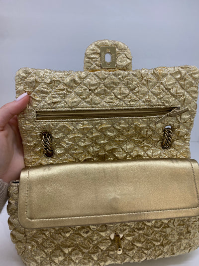 Chanel Flap Metallic Gold GHW