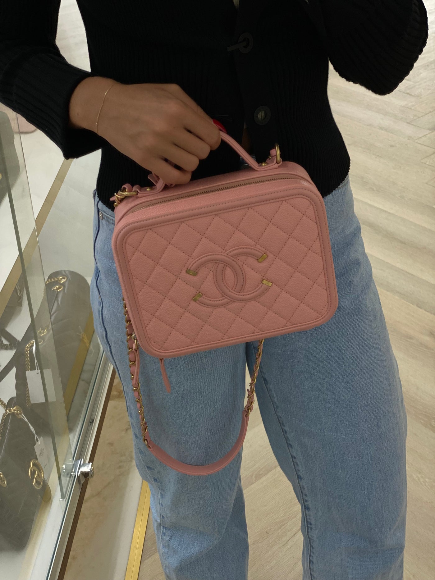 Chanel Large Pink Vanity GHW