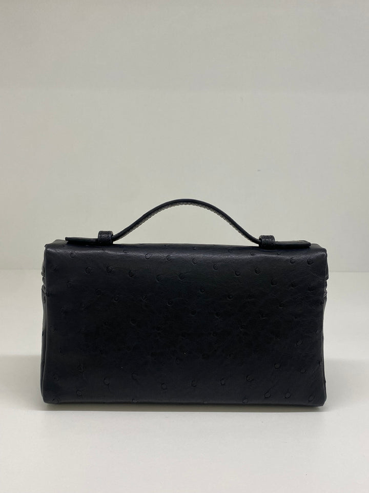 Loro Piana L19 Extra Pocket Ostrich Black – PH Luxury Consignment