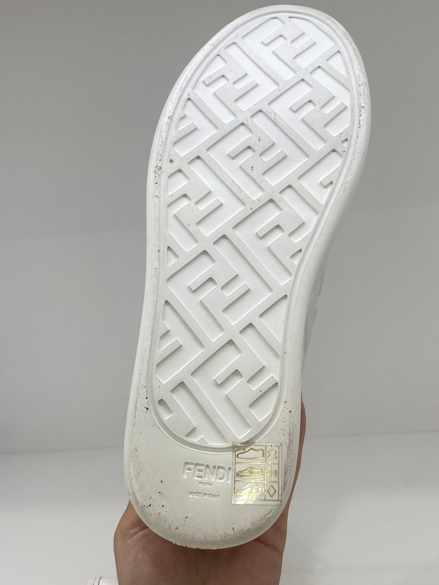 Fendi White Sneakers Size 37