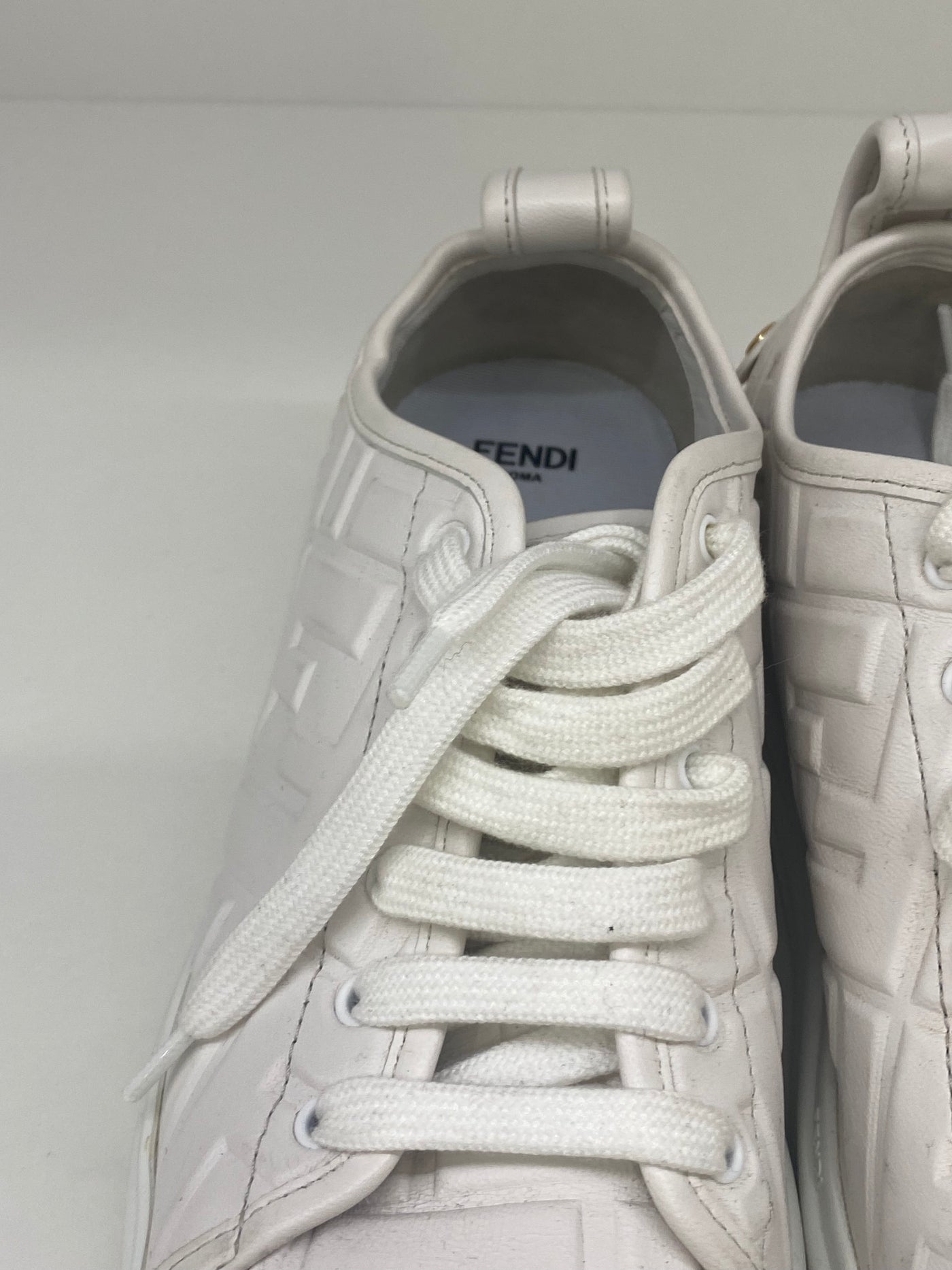 Fendi White Sneakers Size 37