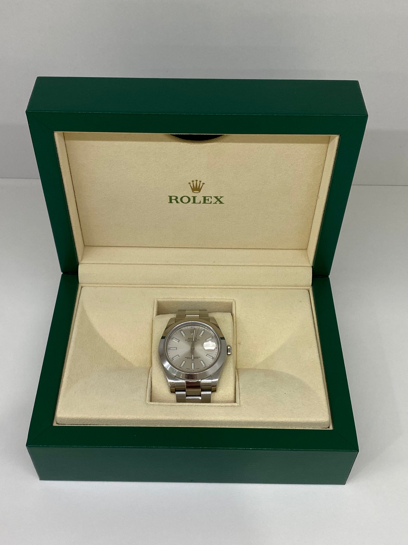 Rolex Datejust Silver 41mm