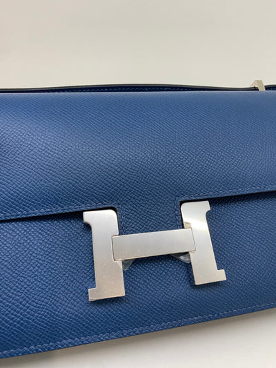Hermes Constance Elan Deep Blue PHW