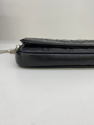 Dior Wallet On Chain Black SHW