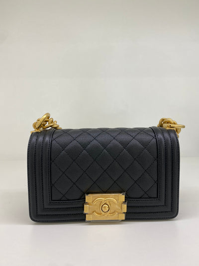 Chanel Boy Bag Small Black GHW