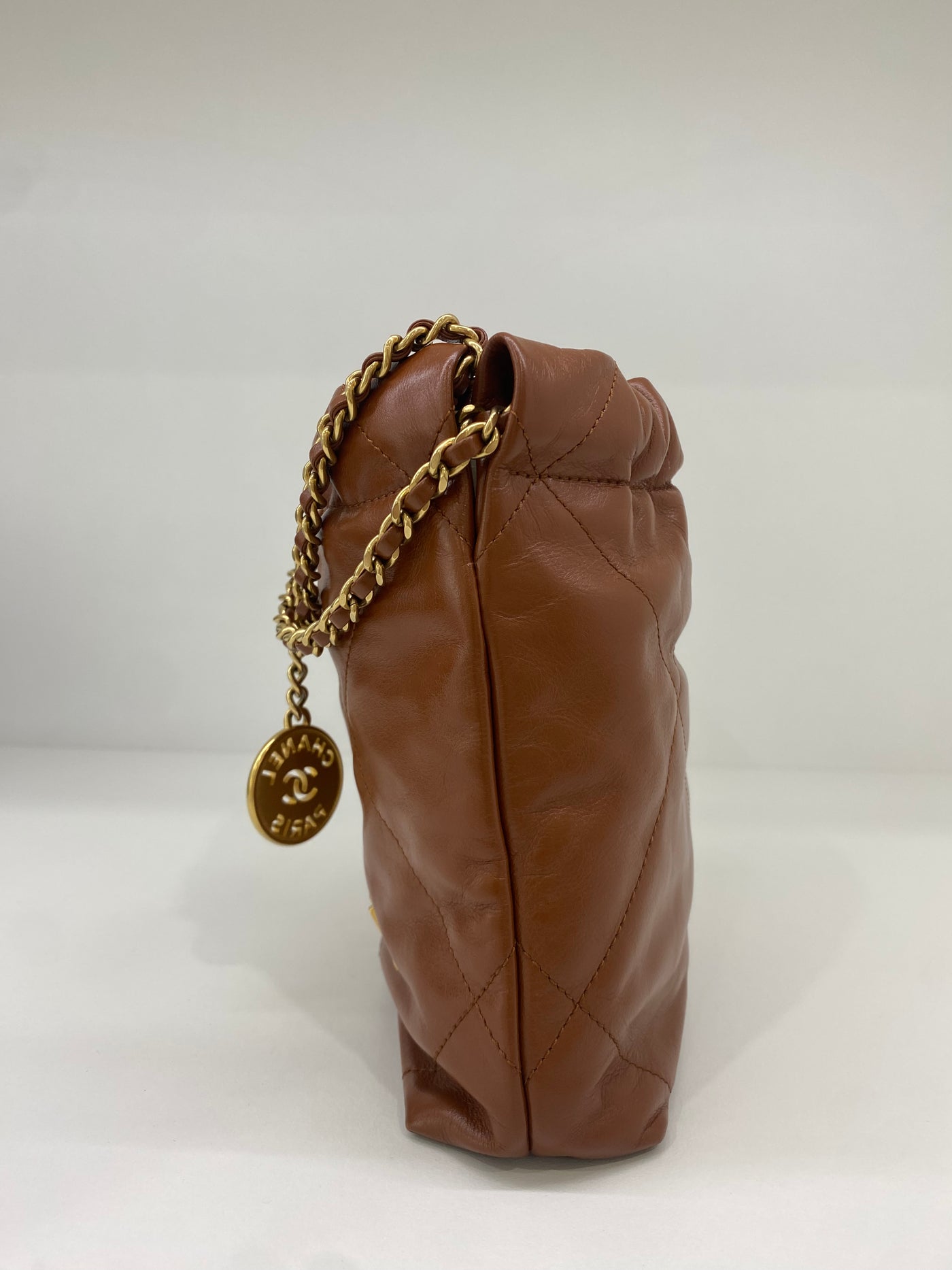 Chanel 22 Bag Mini - Caramel GHW