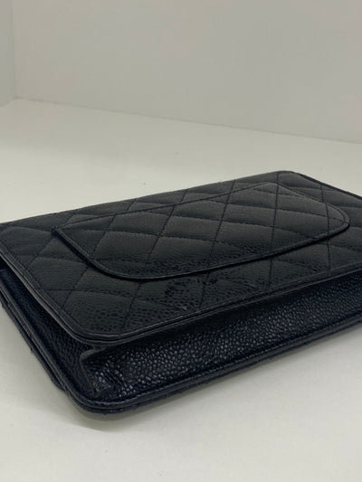Chanel Black Caviar WOC SHW