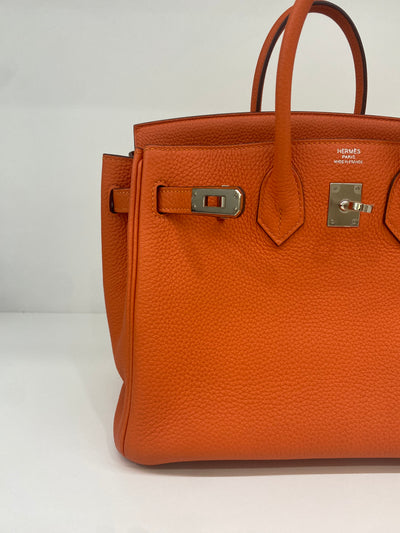 Hermes Birkin 25 Poppy Orange Togo PHW - 2020