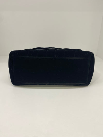 Saint Laurent Velvet LouLou Bag Black GHW