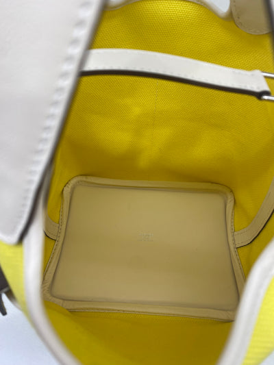 Hermes Picotin 18 Cargo Jaune Citron/Nata