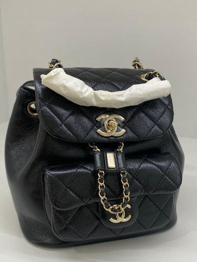 Chanel Backpack Duma Black CGHW