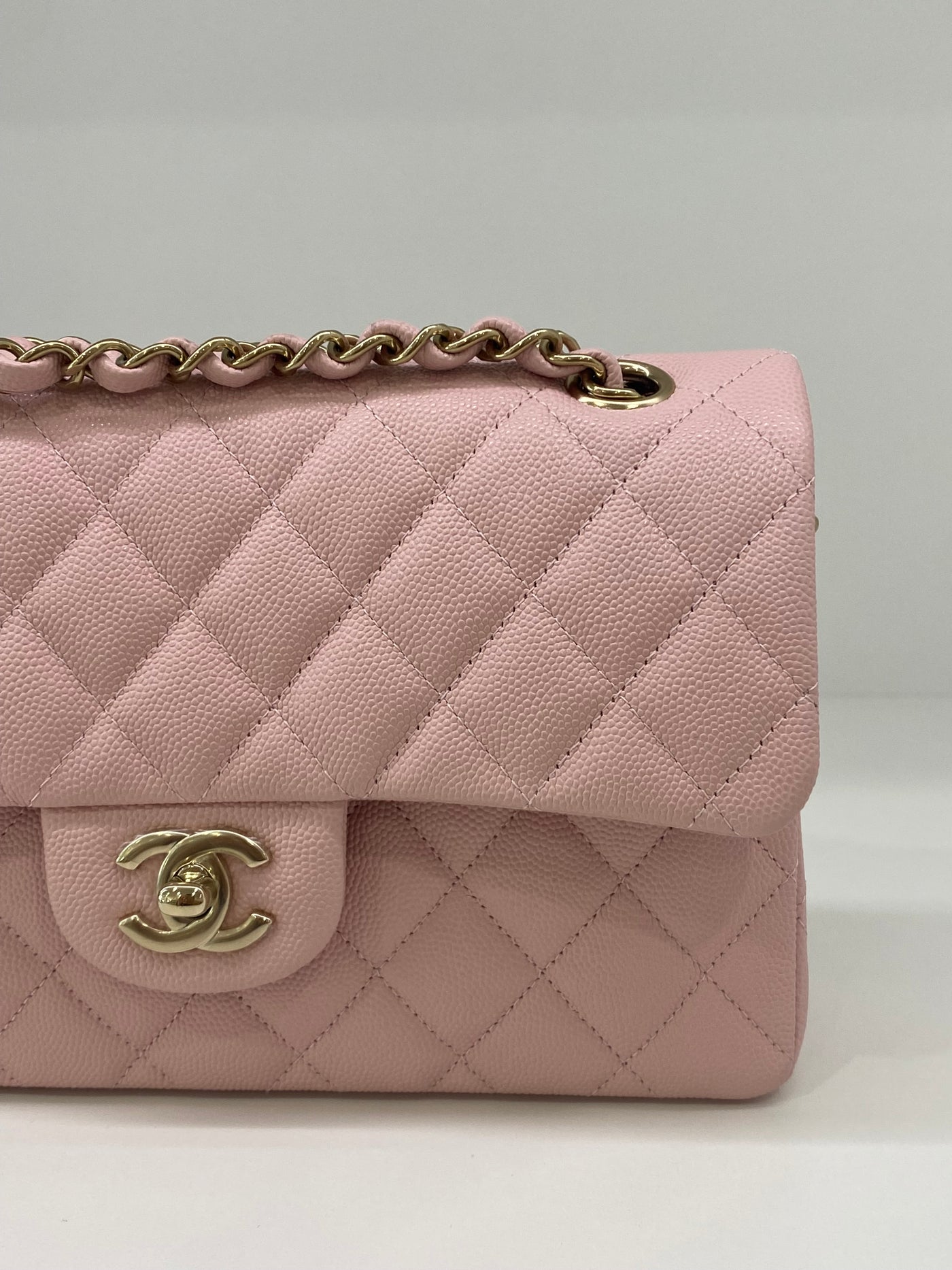 Chanel Classic Flap Small Soft Pink CGHW