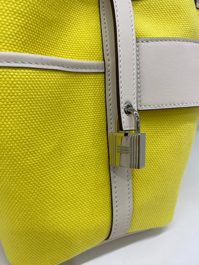 Hermes Picotin 18 Cargo Jaune Citron/Nata