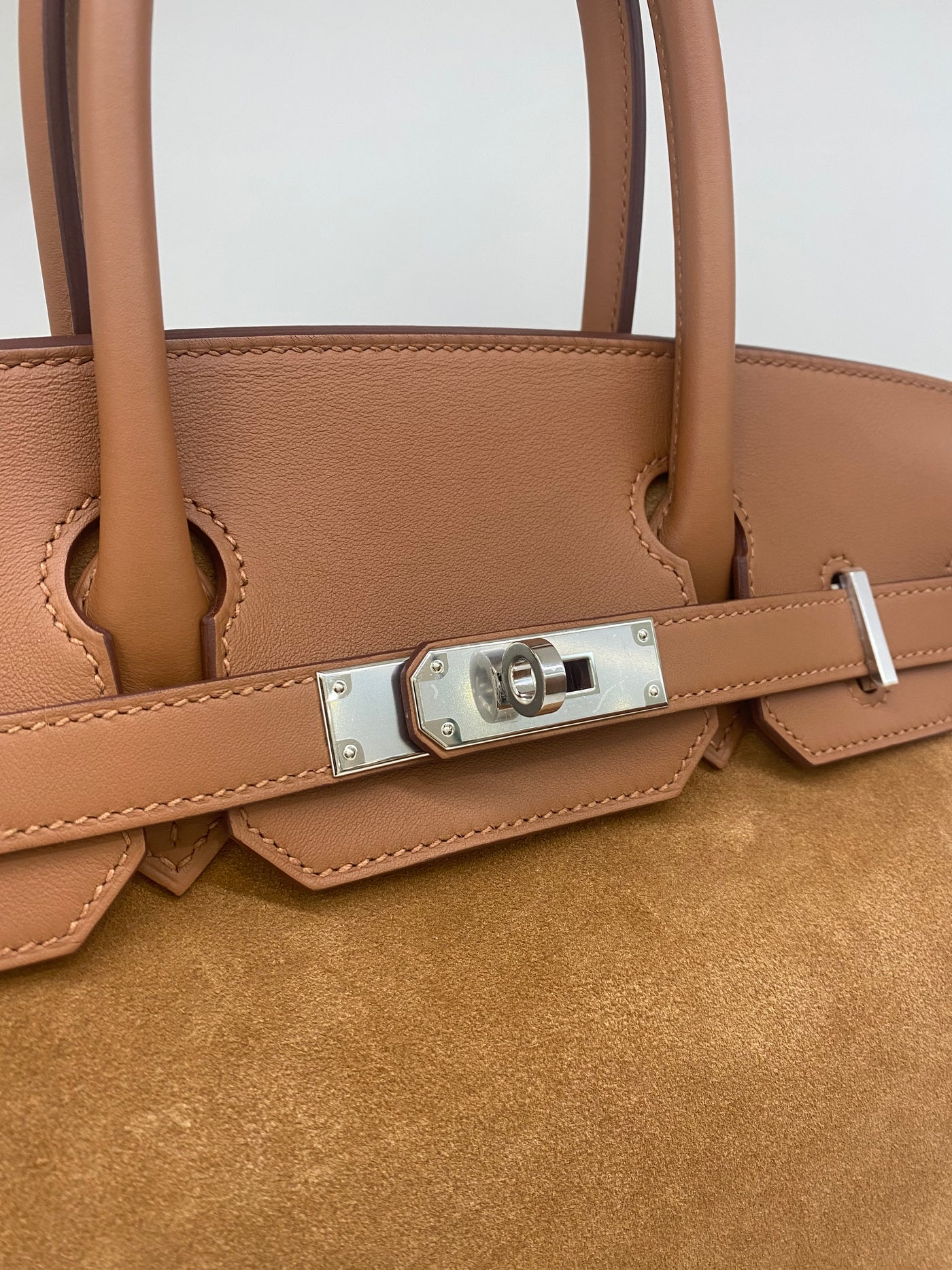 Hermès Birkin 30 Grizzly/ Gold Swift PHW