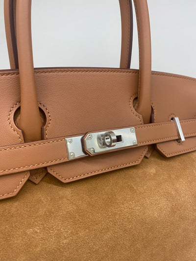 Hermès Birkin 30 Grizzly/ Gold Swift PHW