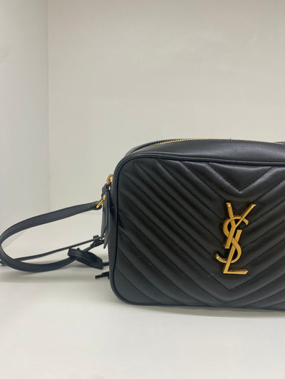 YSL Lou Camera Bag Black