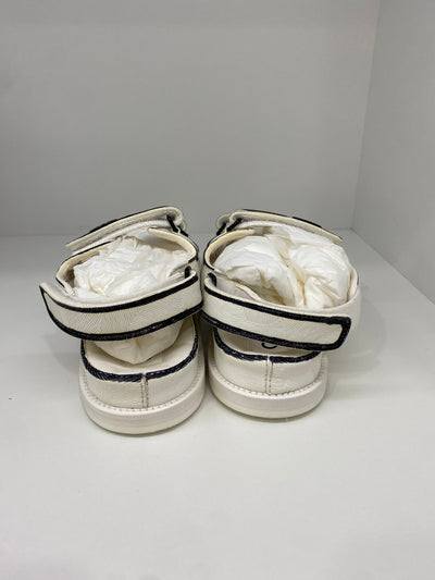 Chanel Dad Sandals Black & White Size 37.5