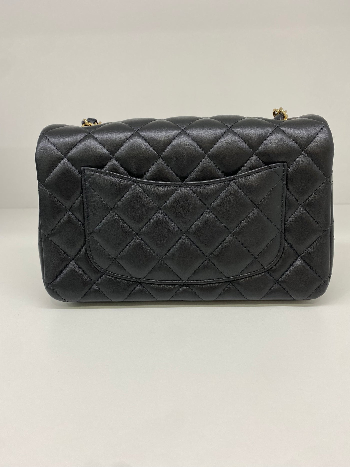 Chanel Mini Classic Bag Lambskin SGHW (microchip)