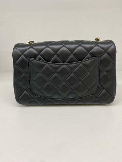 Chanel Mini Classic Bag Lambskin SGHW (microchip)