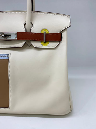 Hermes Birkin 30 Nata Colourmatic PHW