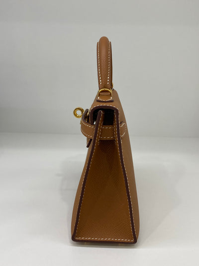Hermes Mini Kelly Gold GHW