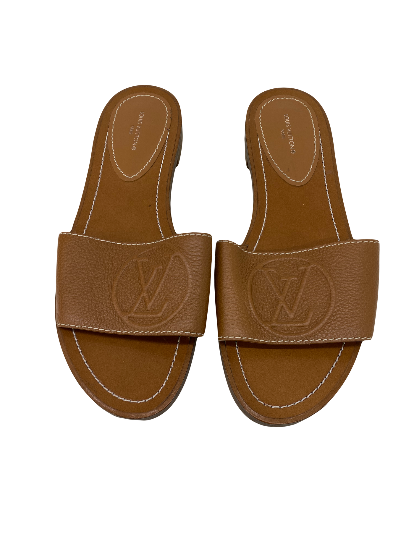 Louis Vuitton Leather Sandals - Size 38.5