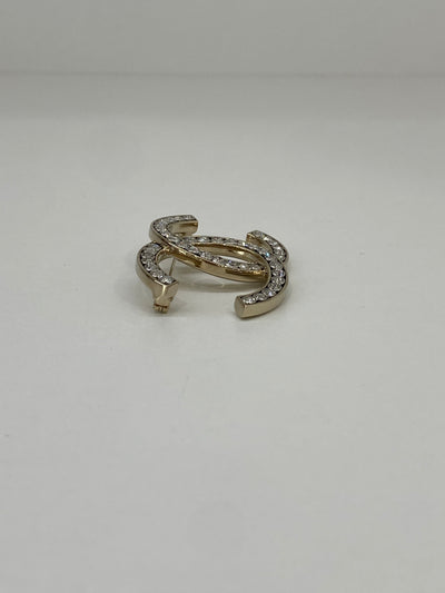 Chanel CC Diamante Brooch