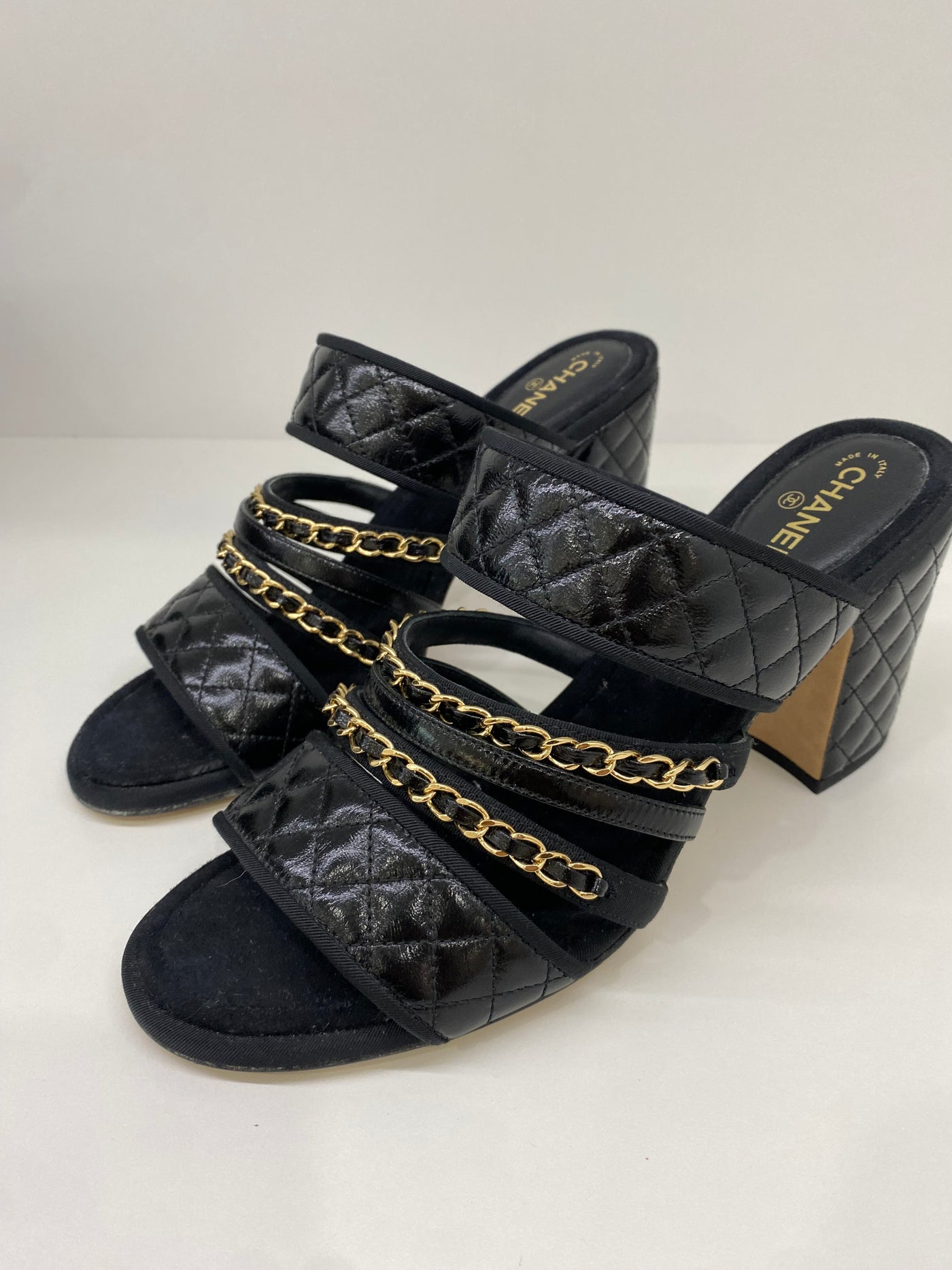 Chanel Chain Heels Size 40