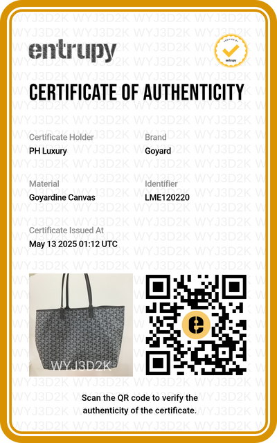 Goyard St Louis Tote PM Grey