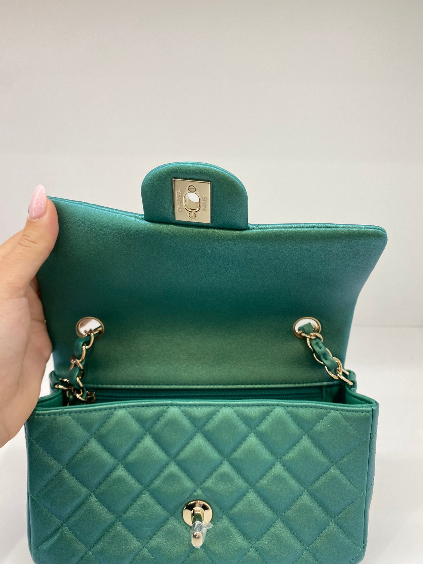 Chanel Classic Flap Mini Green