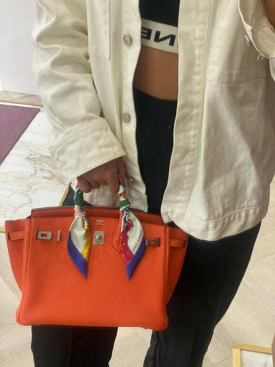 Hermes Birkin 25 Poppy Orange Togo PHW - 2020