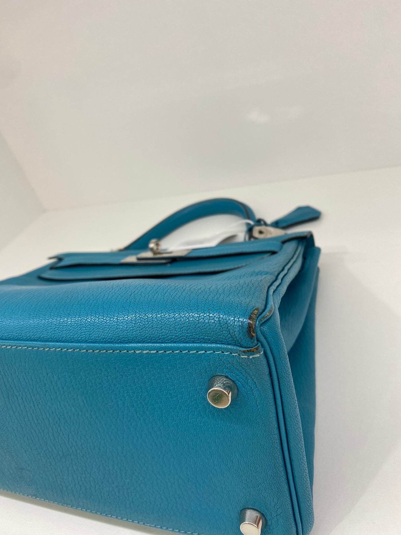 Hermes Kelly Blue Jean 28 PHW