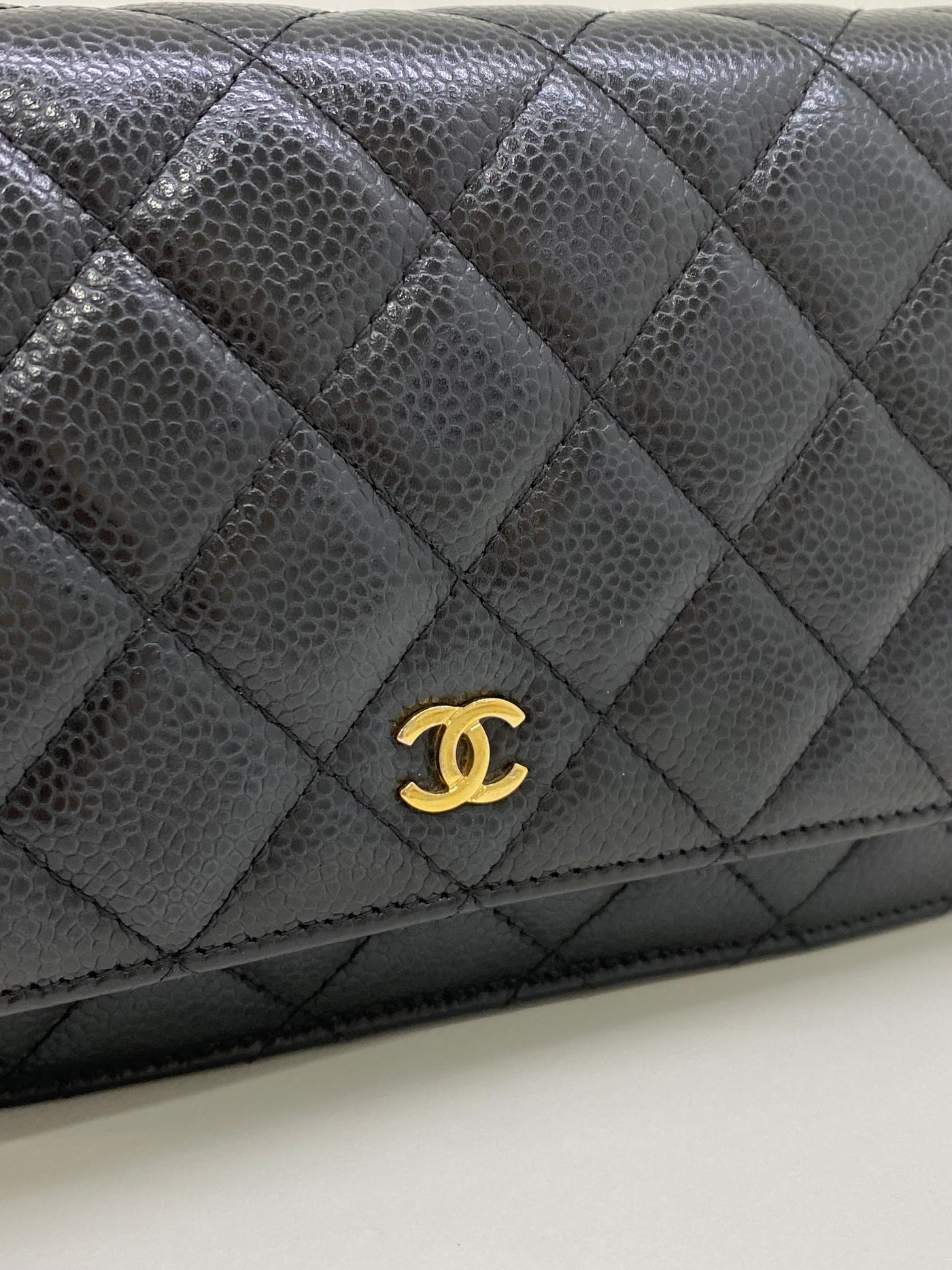 Chanel WOC Black Caviar GHW