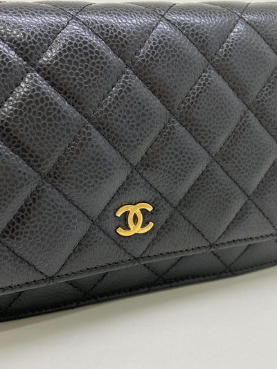 Chanel WOC Black Caviar GHW