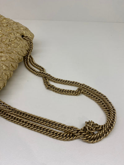 Chanel Flap Metallic Gold GHW