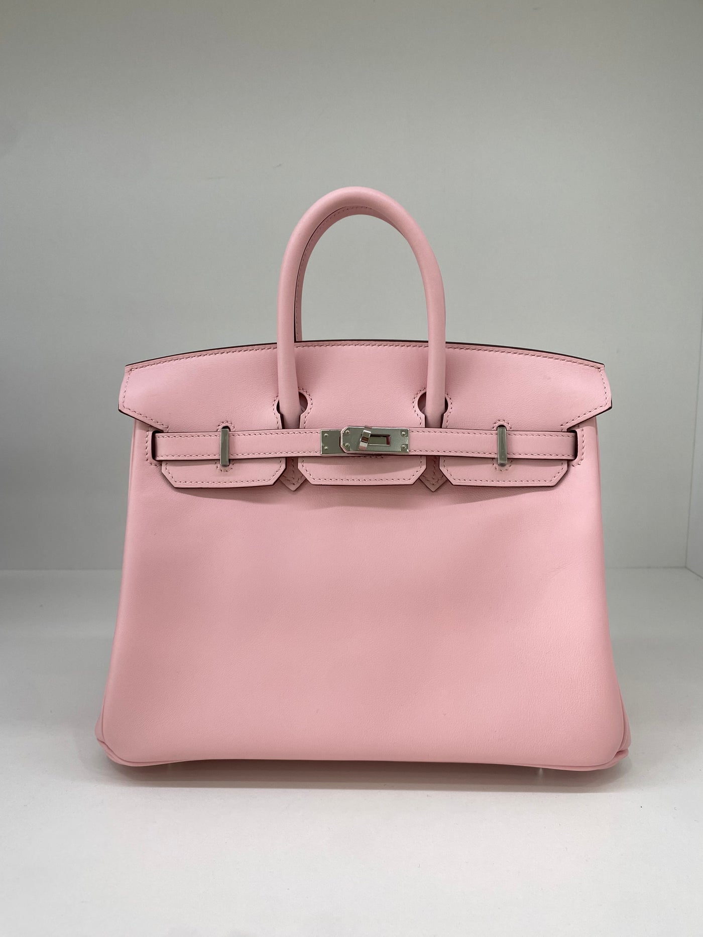 Hermes Birkin 25 Rose Sakura PHW - Z stamp