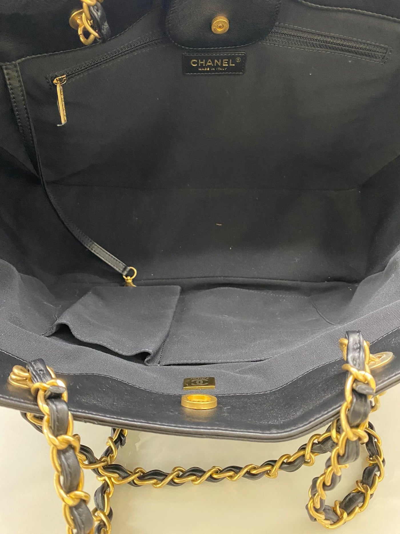 Chanel Shopping Tote Black GHW
