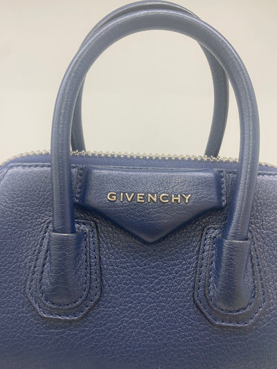 Givenchy Mini Antigona - Navy