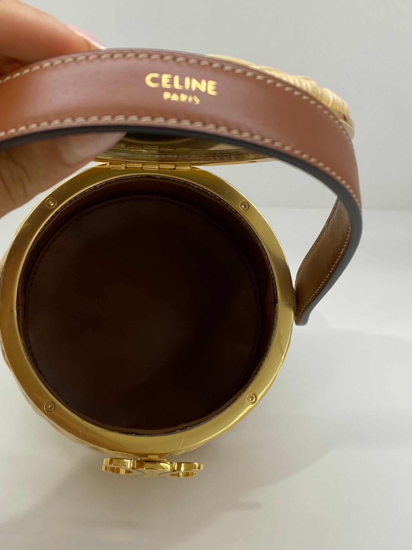 Celine Triomphe Wicker Bag