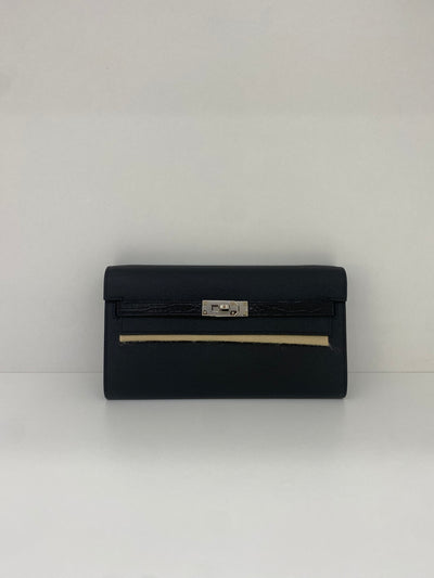 Hermes Kelly To Go Black Touch Alligator