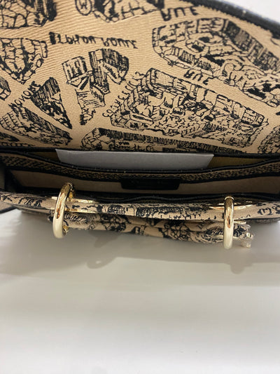 Dior Lady Dior - mini rectangle beige & black