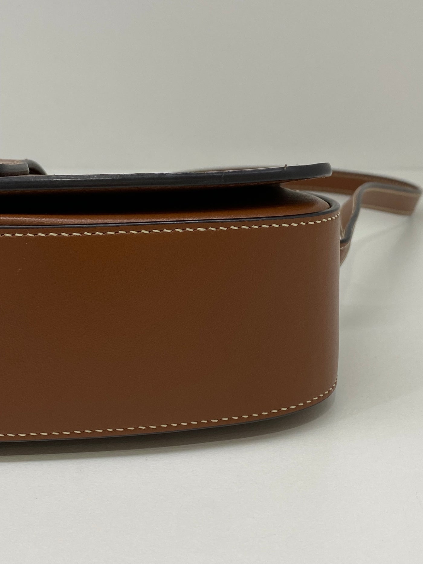 Celine Clutch on Strap Brown GHW