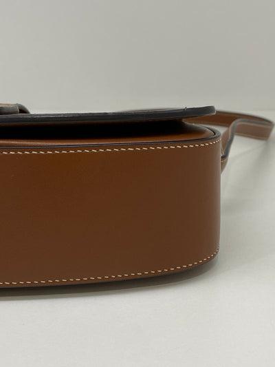 Celine Clutch on Strap Brown GHW
