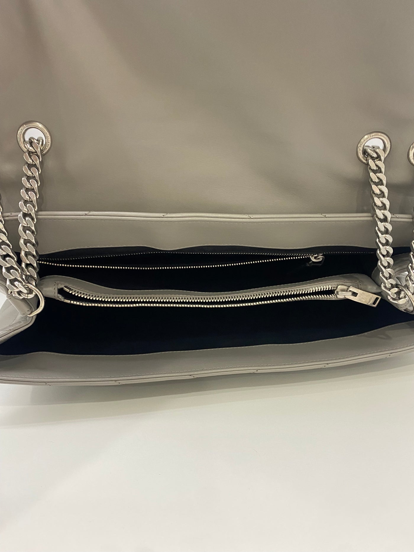 Saint Laurent LouLou Grey Large