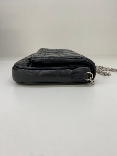 Dior Wallet On Chain Black SHW